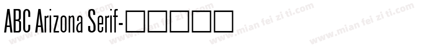 ABC Arizona Serif字体转换
